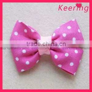 Fashion Cheap Pink Mini Ribbon Bows WFL-078 thumbnail-1