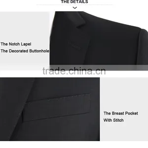 2016 Latest Design Mens Business Suit Dark Navy Suits thumbnail-5