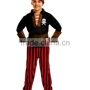 Black Plundering Pirate Dress Up Set Fancy Dress Ideas For Girls thumbnail-1
