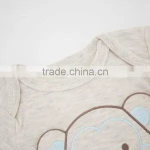 2017 New Newborn Clothes 100% Cotton Bear Design Baby Rompers For Summer thumbnail-5