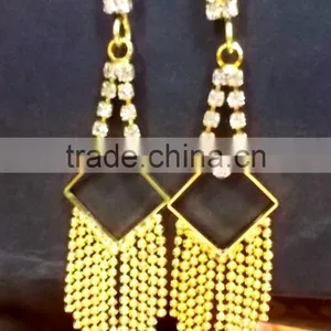 Indian Traditional One Gram Gold Earring thumbnail-4