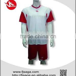 Cheap Plain Interlock Soccer Jersey and Short European Popular Club Style thumbnail-2