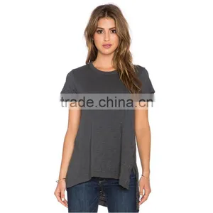 Quality Round Neck t Shirt Wholesale Plain Grey t Shirt Designing Online thumbnail-1