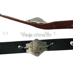 Personalized Leather Words Bracelet,custom Words Carved Bracelet,gift Friendship Wristbands thumbnail-3
