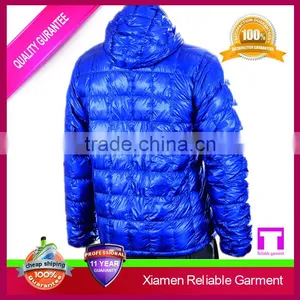 Blue Colour Motorcycle Varsity Sex Down Jacket thumbnail-2