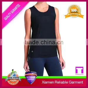 High Quality Fitness Wholesale Plain White Stripe Sport Tank Top thumbnail-4
