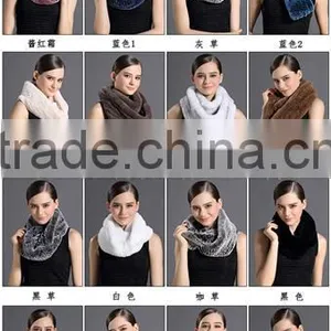 Lovely Fur Boa Raccoon Fur Scarf for Winter Rabbit Winter Scarf thumbnail-2