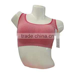 Nice Quality New Style Seamless Woman Underwear Ladies Melange Single Layer Sport Bra thumbnail-1