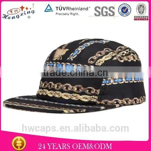 Belt Strap Print Custom 5 Panel Camp Hat thumbnail-2
