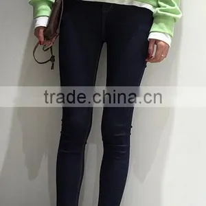 Runwaylover EY0627P Hot Sale 2017 Ladies Winter High Waist Denim Jeans thumbnail-2