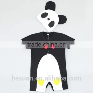 New Arrival Wholesale 100% Cotton Plain Color Baby Romper Short Sleeve Baby Summer Rompers thumbnail-6