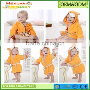 Hooded Animal Bathrobe Cartoon Baby Towel Character 02 thumbnail-5