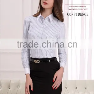 Women's Business Shirt With Long Sleeve (DSHL027) thumbnail-1