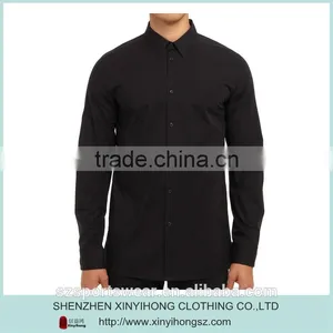 Custom Made High Quality Buttons up Dress Shirt/work Shirt for Staff thumbnail-1