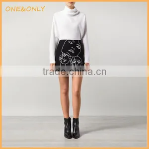 Latest Fashion Black Mini Skirt thumbnail-1