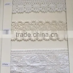 100% Cotton Square Crocheted Embroidery Lace thumbnail-3