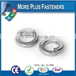 Made in Taiwan Silicon Bronze Medium Thick Stainless Steel Zinc Plated Steel Split Lock Washer thumbnail-1