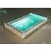 AC 110~240V and DC 12V 1A Advertising Acrylic Coin Tray / Cash Tray Display With LCD Light thumbnail-1