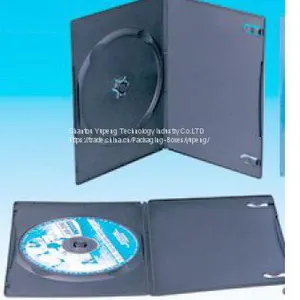 Blank DVD Case Blank DVD Box Blank DVD Cover 7mm Single Black thumbnail-2