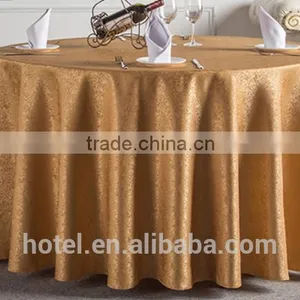 High Quality Restaurant or Hotel Used Table Linen Jacquard Custom Table Cloth thumbnail-1