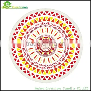 China Yoga Mat Picnic Mat Mandala Round Roundie Oversized Beach Towel in China Custom Round Towel thumbnail-5