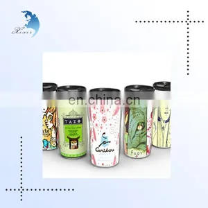 Promotional 16 Oz Double Wall Plastic Plastic Thermal Mug thumbnail-3
