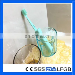 2015 Hot Selling Toothbrush Tool Colorful Silicone Toothbrush for Children thumbnail-4