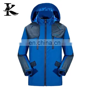 Mens Winter Breathable Waterproof Hiking Jacket With Pockets thumbnail-2