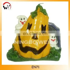 Halloween Pumpkin Shaped Candles thumbnail-1
