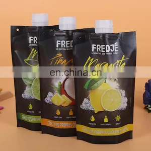 Custom Cheap Price Food Grade Juice/wine/milk Packaging Spout Pouch Stand up Pouch With Spout thumbnail-1