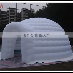 White Inflatable Tent Igloo , Inflatable Air Tent for Advertising Equipment thumbnail-4