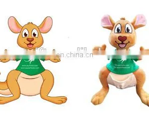 Cheap Custom Logo Printed Mascot, Custom Plush Toys thumbnail-3