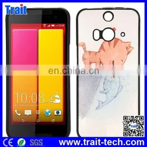 Leather Coated Ultraslim Flexible With Cross Pattern Soft TPU Case for HTC Butterfly 2,cell Phone Case Wholesale thumbnail-6