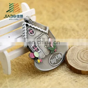 Antique Color Cute Cartoon House Shape Medals for Children With Ribbon thumbnail-5