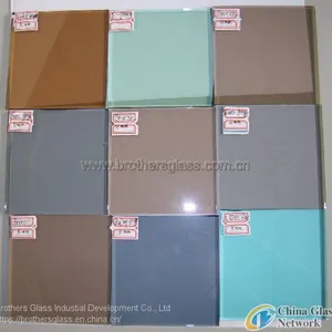 3mm-12mm Blue,Grey,Bronze,Pink and so on Tinted Glass thumbnail-1