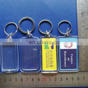 High Quality Photo Insert Clear Acrylic Keychain Blank thumbnail-1