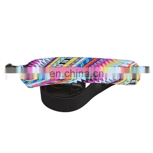 Wholesale New Custom Prints Running Waist Bag Lightweight Waterproof Lycra Mini One Pocket Sports Belt thumbnail-2