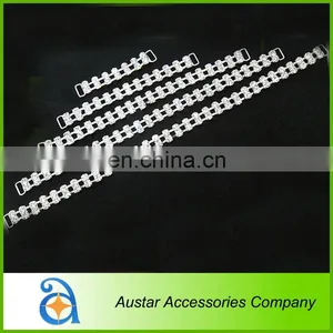 Double Rows Crystal Bikini Connector,swimwear Rhinestone Connector thumbnail-1