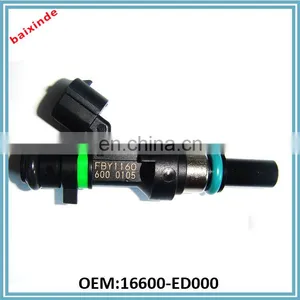 16600-ED000 Fuel Injector Nozzle FBY1160 for NISSANs Tiida 1.6 16600ED000 thumbnail-1