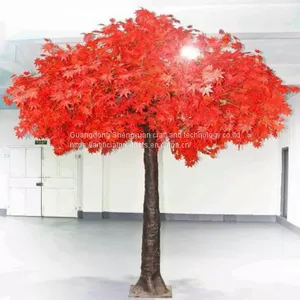 Heart Shape Crown Cheap Artificial Trees Red Maple Trees thumbnail-1