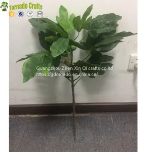 Artificial Fiddle Leaf Fig Tree Potted Bonsai Ficus Lyrata Green Plant Indoor Decoration thumbnail-4