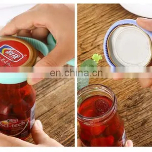 Creative Multi-function Silicone Grip Adjustable Jar Opener Bottle Beer Opener thumbnail-5