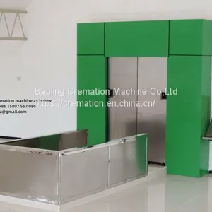 Movable Human Crematorium Incinerator for Human Bodies Factory Supply Cremation Equipment Crematory Machine thumbnail-3