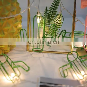 Christmas Outdoor Decorative LED Green Cactus String LED Lights Desert Fun Party Light thumbnail-1