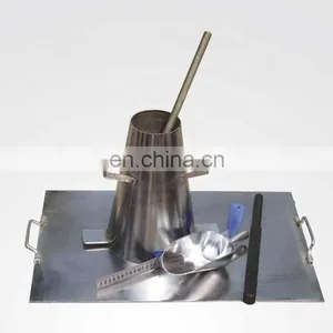 Concrete Steel Slump Cone Test Set With Plate to Test Slump Flow thumbnail-1