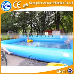 Inflatable Rectangular Pool Rainbow Inflatable Swimming Pool for Kids thumbnail-2