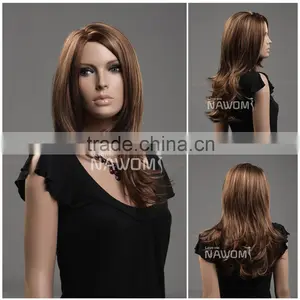 NAWOMI Wig 100% Japan's Hair Woman Wavy Blonde Synthetic Wig 3612 thumbnail-1