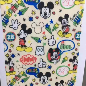 Printed Spunlaced Nonwoven Children Cartoon Color Mask Cloth Thermal Transfer Processing Custom Leopard Lace Camouflage PP thumbnail-5