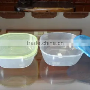 2200ml Square Plastic Food Storage Container / Food Storage Box, Microwavable thumbnail-1