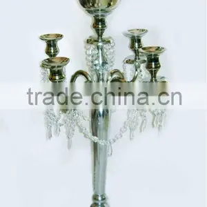 Floor Wedding Candelabra With Crystal Ball thumbnail-6